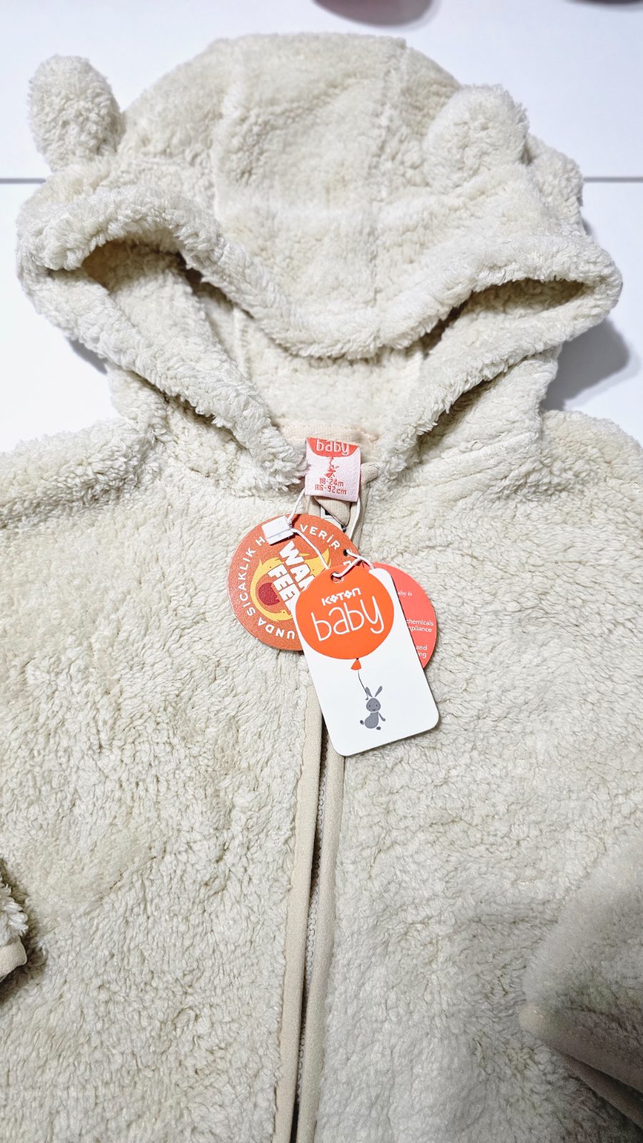 PELUŞ POLAR FERMUARLI SWEAT SHIRT