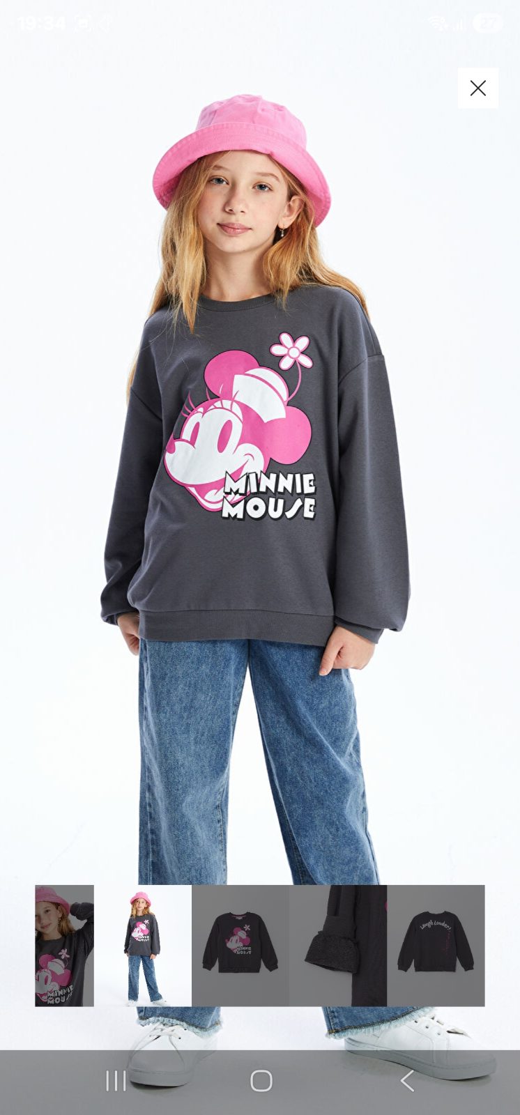 MINNIE MOUSE KIZ SWEATSHIRT