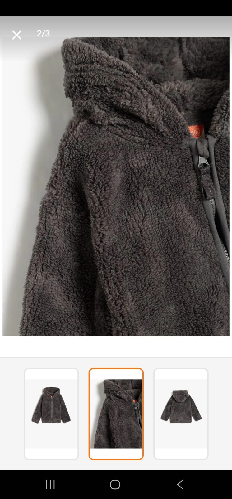 PELUŞ POLAR FERMUARLI SWEATSHIRT