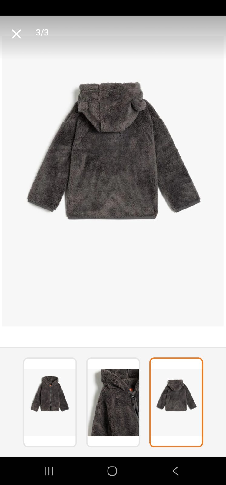 PELUŞ POLAR FERMUARLI SWEATSHIRT